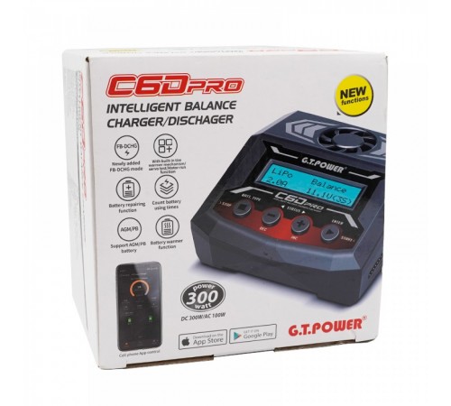 Универсальное зарядное устройство G.T.Power C6DPRO 11-26/220В, 12A, 300W - GTP-C6DPRO