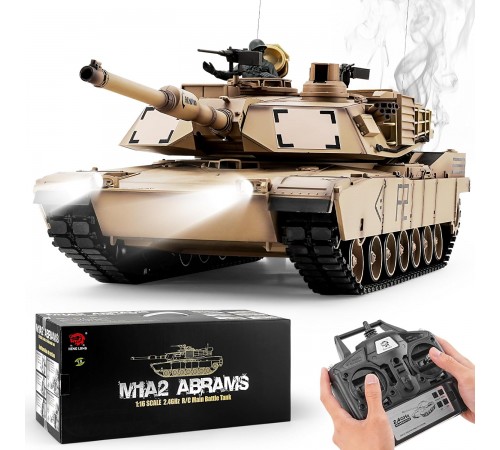 Радиоуправляемый танк Heng Long US M1A2 Abrams V7.0 1:16 - HL-3918-1-V7 Радиоуправляемый танк Heng Long US M1A2 Abrams V7.0 1:16 - HL-3918-1-V7
