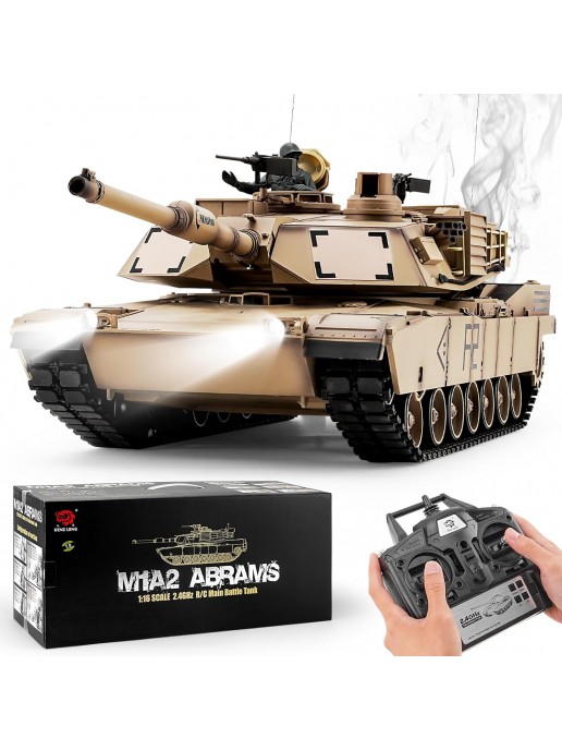 Радиоуправляемый танк Heng Long US M1A2 Abrams V7.0 1:16 - HL-3918-1-V7