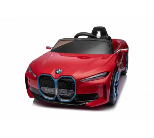 Детский электромобиль BMW I4 (полный привод, 12V) - JE1009-RED Детский электромобиль BMW I4 (полный привод, 12V) - JE1009-RED