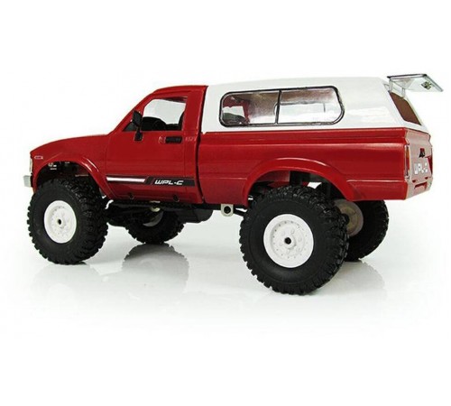 Радиоуправляемая машина WPL пикап Hilux (красная) 4WD 2.4G 1:16 RTR - WPLC-24-RED