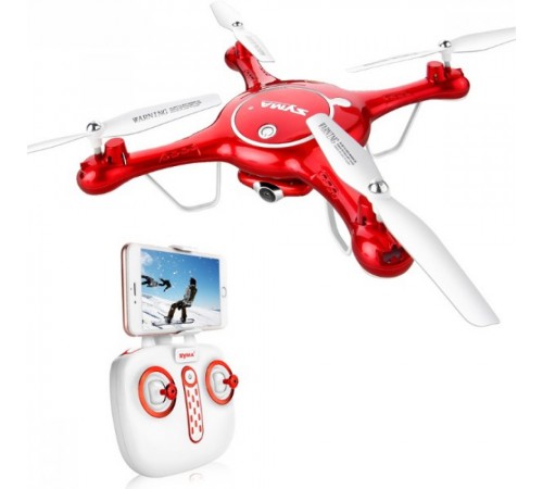 Радиоуправляемый квадрокоптер Syma X5UW-720P с HD FPV Wi-Fi камерой 2.4G - X5UW-720P