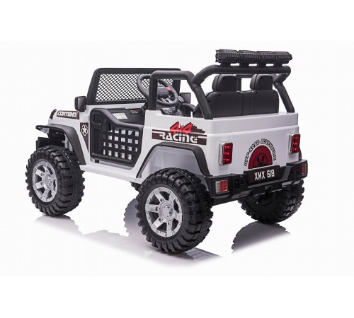 Детский электромобиль джип XMX с полным приводом (белый, EVA, 12V) - XMX618-4WD-WHITE Детский электромобиль джип XMX с полным приводом (белый, EVA, 12V) - XMX618-4WD-WHITE
