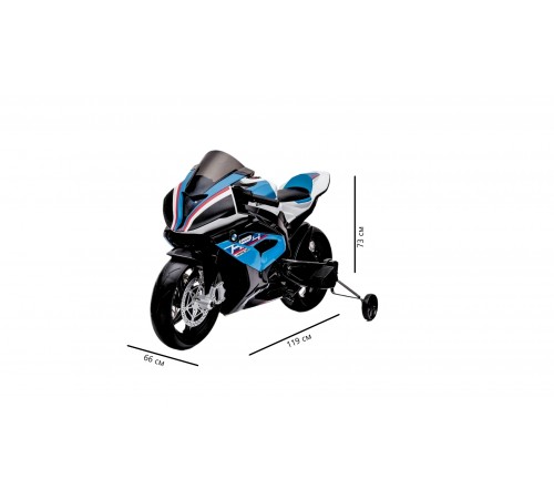 Детский электромобиль мотоцикл BMW - JT5001-Blue