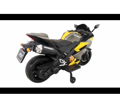 Детский электромобиль мотоцикл - R15-YELLOW Детский электромобиль мотоцикл - R15-YELLOW