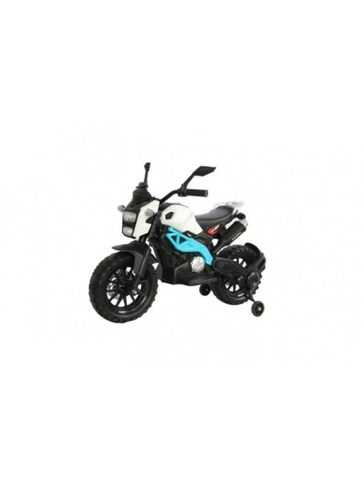 Детский электромобиль мотоцикл Harley Davidson - DLS01-BLUE-WHITE