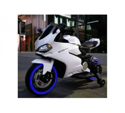 Детский электромотоцикл Ducati - FT-8728-WHITE Детский электромотоцикл Ducati - FT-8728-WHITE