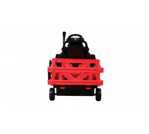 Детский электромобиль трактор с прицепом - ZP1001C-Red
