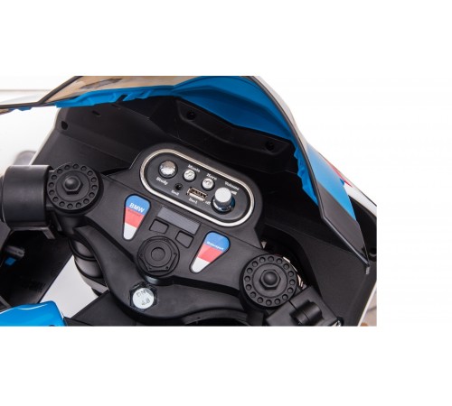 Детский электромобиль мотоцикл BMW - JT5001-Blue