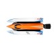 Бесколлекторный катер на радиоуправлении Speedboat (2.4G, 45км/ч, 43 см) - WL915-A-ORANGE