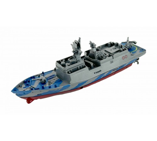 Радиоуправляемый катер фрегат Create Toys - 3318-BLUE Радиоуправляемый катер фрегат Create Toys - 3318-BLUE