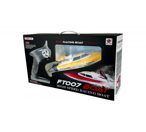 Катер на радиоуправлении High Speed Boat (2.4G, 35 см, до 20 км/ч) - FT007-YELLOW Катер на радиоуправлении High Speed Boat (2.4G, 35 см, до 20 км/ч) - FT007-YELLOW