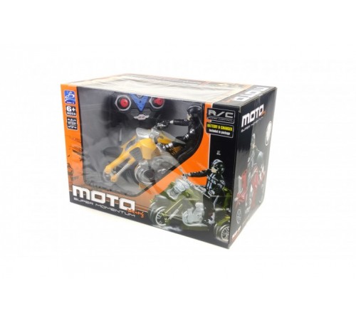 Радиоуправляемый мотоцикл Moto Super Momentum (30 см, свет фар) - YD898-T58-Yellow Радиоуправляемый мотоцикл Moto Super Momentum (30 см, свет фар) - YD898-T58-Yellow