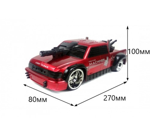 Боевая машинка  Ford F-150 на пульте управления (Свет, звук, 27 см) - 74599-Red