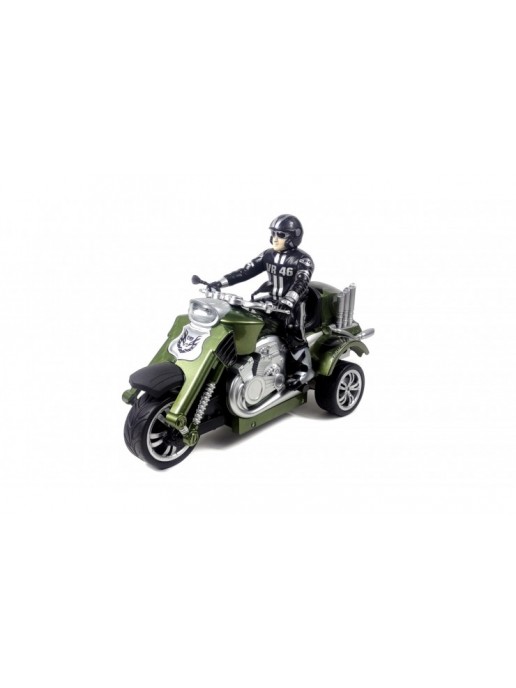 Радиоуправляемый мотоцикл Moto Super Momentum (30 см, свет фар) - YD898-T58-Green