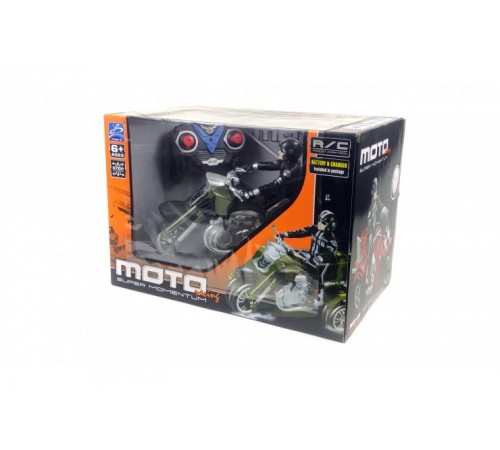Радиоуправляемый мотоцикл Moto Super Momentum (30 см, свет фар) - YD898-T58-Green