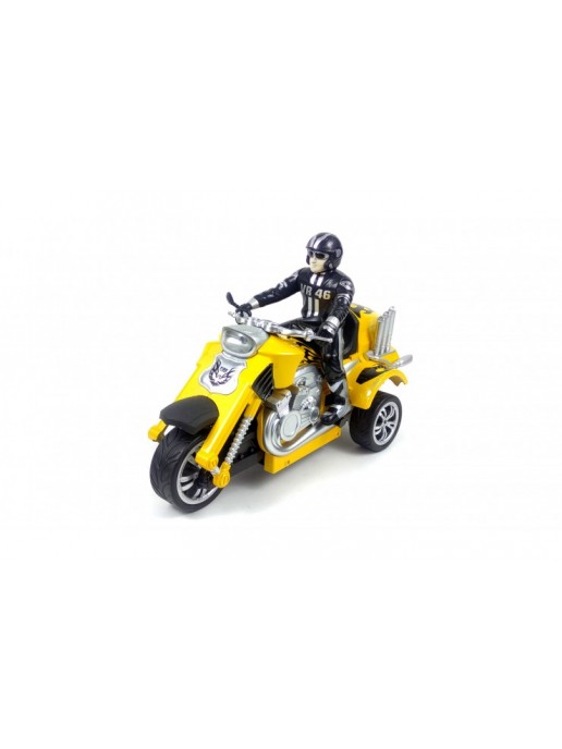 Радиоуправляемый мотоцикл Moto Super Momentum (30 см, свет фар) - YD898-T58-Yellow