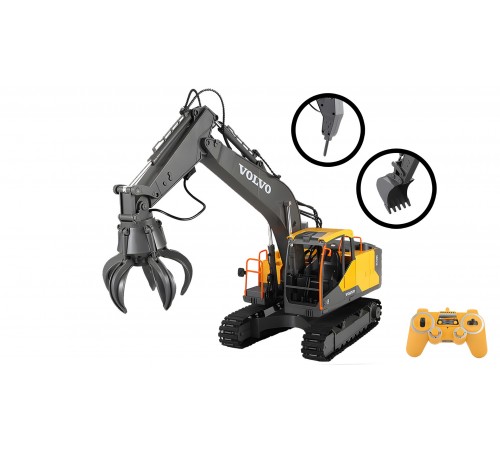 Радиоуправляемый экскаватор Double Eagle Volvo EC160E RTR масштаб 1:16 2.4G - E568-003 Радиоуправляемый экскаватор Double Eagle Volvo EC160E RTR масштаб 1:16 2.4G - E568-003