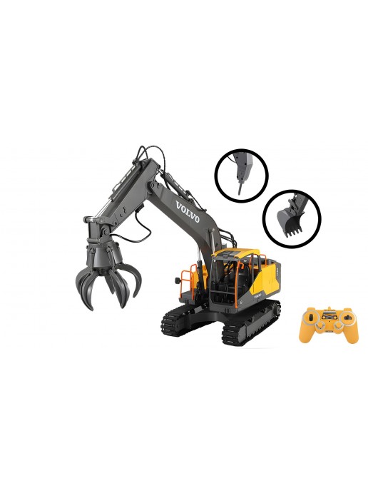 Радиоуправляемый экскаватор Double Eagle Volvo EC160E RTR масштаб 1:16 2.4G - E568-003