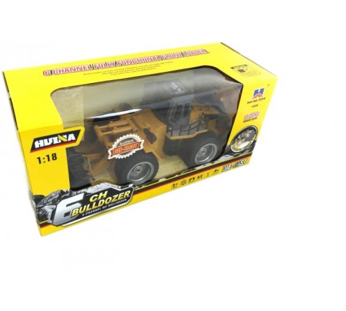 Радиоуправляемый бульдозер HUI NA TOYS масштаб 1:18 27Mhz - HN1520