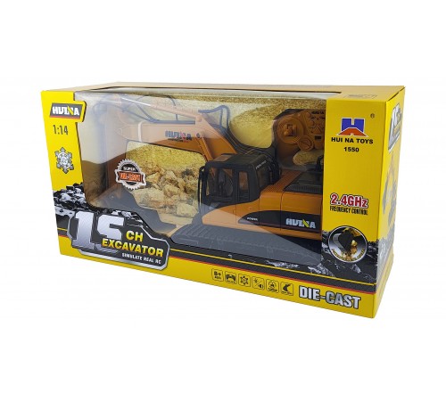 Радиоуправляемый экскаватор HUI NA TOYS масштаб 1:14 2.4G - HN1550 Радиоуправляемый экскаватор HUI NA TOYS масштаб 1:14 2.4G - HN1550