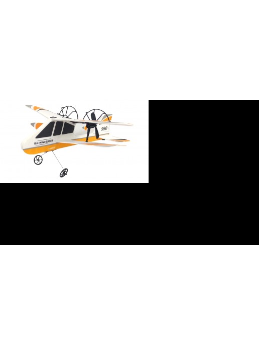 Радиоуправляемый мини планер Mini Glider RTF 2.4G - CS-990-ORANGE