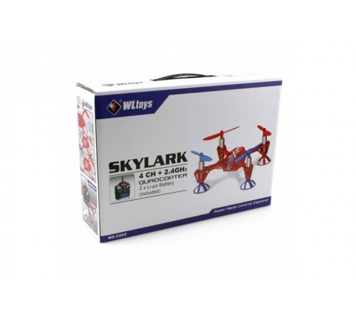 Квадрокоптер skylark на р/у - V252-BLUE Квадрокоптер skylark на р/у - V252-BLUE