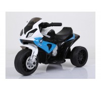 Детский электромобиль мотоцикл BMW S1000RR - JT5188-Blue