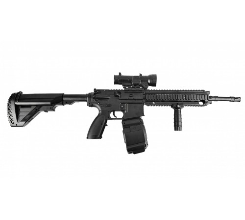 Автомат M4A1 с увеличенным магазином стрелящий орбизами - F588-1-2 Автомат M4A1 с увеличенным магазином стрелящий орбизами - F588-1-2