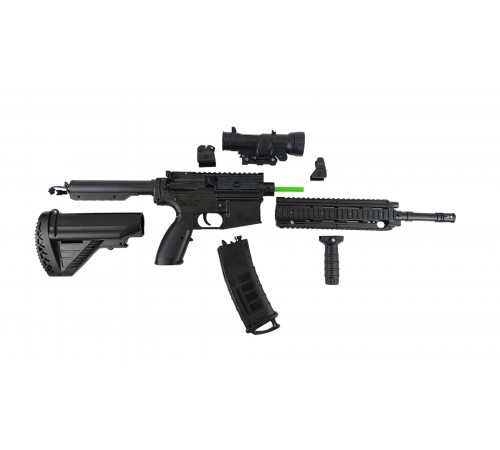 Автомат M4A1 с увеличенным магазином стрелящий орбизами - F588-1-2 Автомат M4A1 с увеличенным магазином стрелящий орбизами - F588-1-2