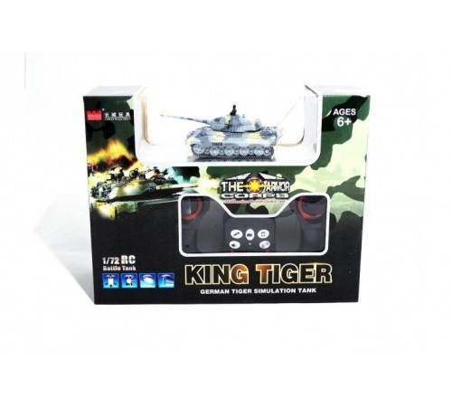 Радиоуправляемый микро танк King Tiger 2203 в масштабе 1:72, частота 2.4Ghz - 2203-4 Радиоуправляемый микро танк King Tiger 2203 в масштабе 1:72, частота 2.4Ghz - 2203-4