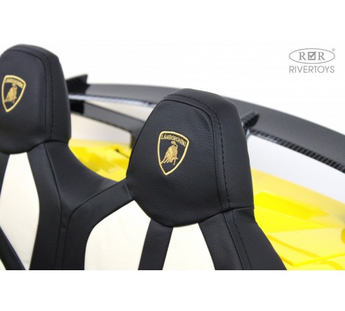 Детский электромобиль Lamborghini Aventador SVJ (A111MP) желтый Детский электромобиль Lamborghini Aventador SVJ (A111MP) желтый