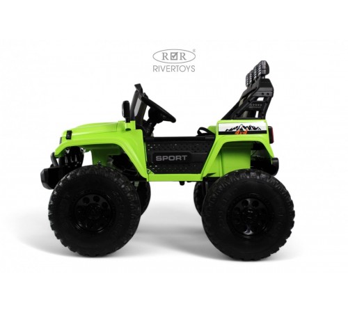 Детский электромобиль Jeep A222AA зеленый Детский электромобиль Jeep A222AA зеленый