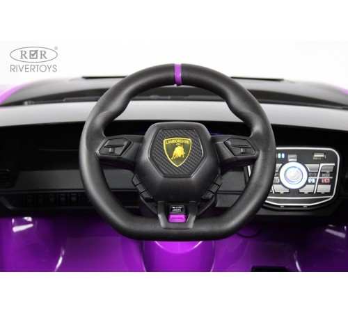 Детский электромобиль Lamborghini Huracán STO (E888EE) желто-фиолетовый Детский электромобиль Lamborghini Huracán STO (E888EE) желто-фиолетовый