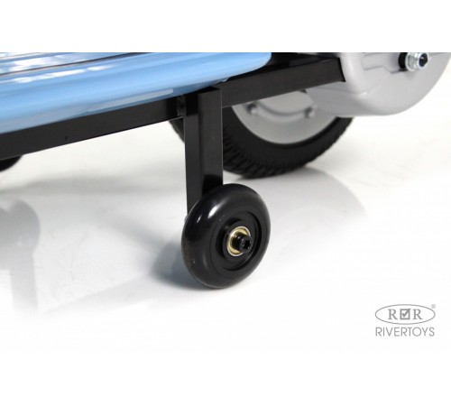 Детский электроскутер VESPA (M888MM) синий