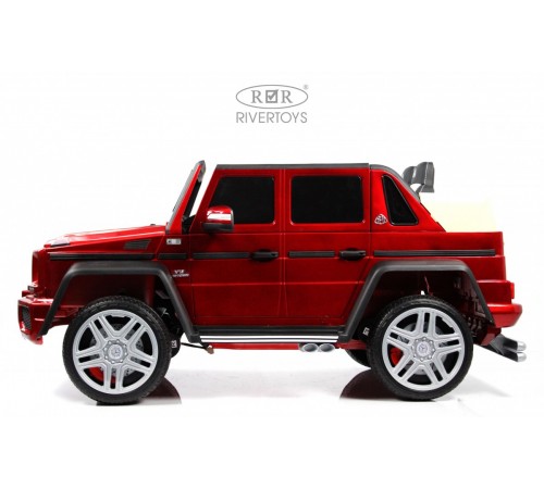 Детский электромобиль Mercedes-Benz Maybach G650 Т101ТТ красный глянец Детский электромобиль Mercedes-Benz Maybach G650 Т101ТТ красный глянец
