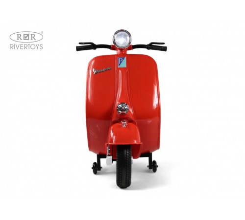 Детский электроскутер VESPA (M888MM) красный