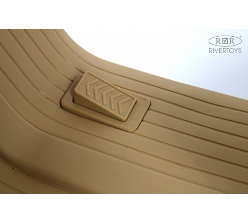 Детский электроскутер K444PX бежевый