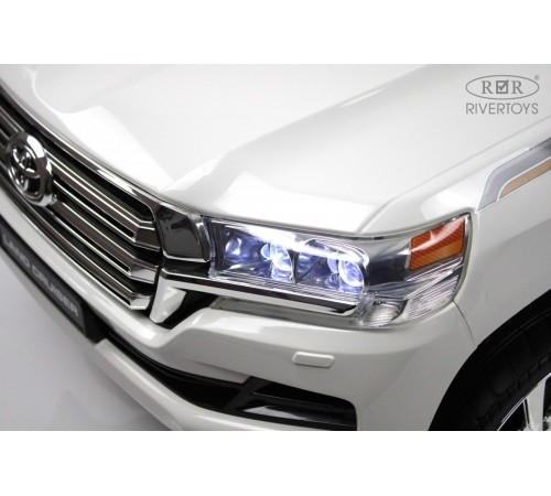 Детский электромобиль Toyota Land Cruiser 200 (JJ2022) белый