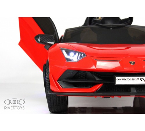Детский электромобиль Lamborghini Aventador SVJ (A333MP) красный Детский электромобиль Lamborghini Aventador SVJ (A333MP) красный