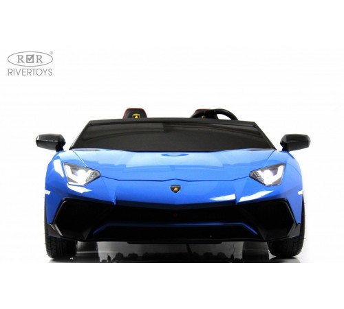 Детский электромобиль Lamborghini Aventador SV (M777MM) синий Детский электромобиль Lamborghini Aventador SV (M777MM) синий