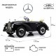 Детский электромобиль Mercedes-Benz 300S черный глянец