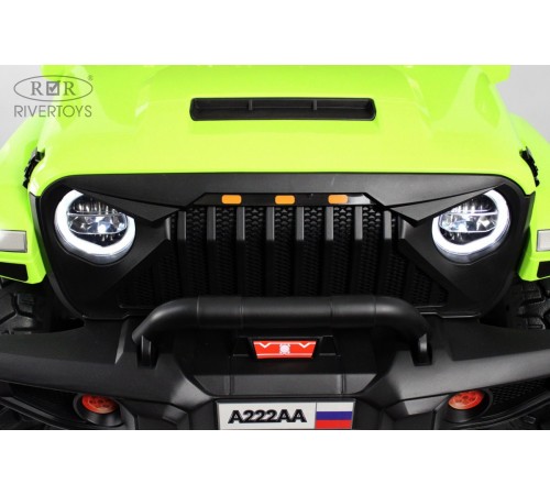 Детский электромобиль Jeep A222AA зеленый Детский электромобиль Jeep A222AA зеленый