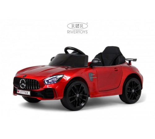 Детский электромобиль Mercedes-Benz AMG GT X777XX красный глянец