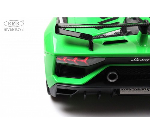 Детский электромобиль Lamborghini Aventador SVJ (A111MP) зеленый Детский электромобиль Lamborghini Aventador SVJ (A111MP) зеленый