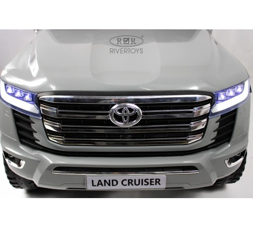 Детский электромобиль Toyota Land Cruiser 300 L999LL серый
