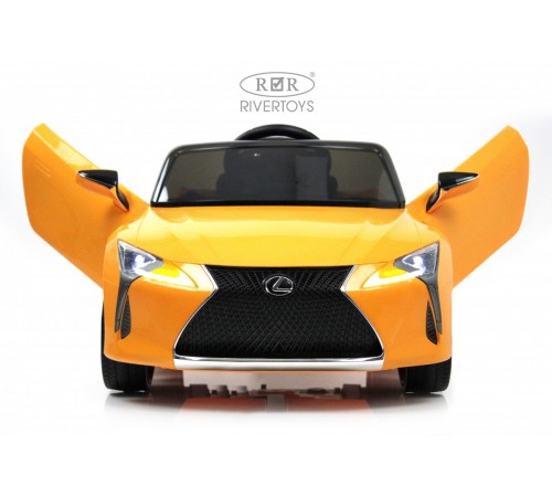 Детский электромобиль Lexus LC 500 (JE1618) желтый