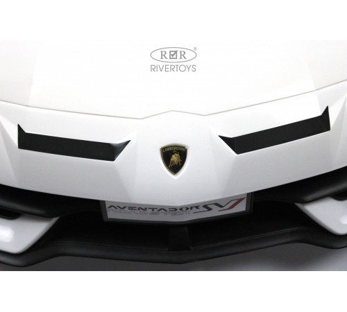 Детский электромобиль Lamborghini Aventador SVJ (A111MP) белый Детский электромобиль Lamborghini Aventador SVJ (A111MP) белый