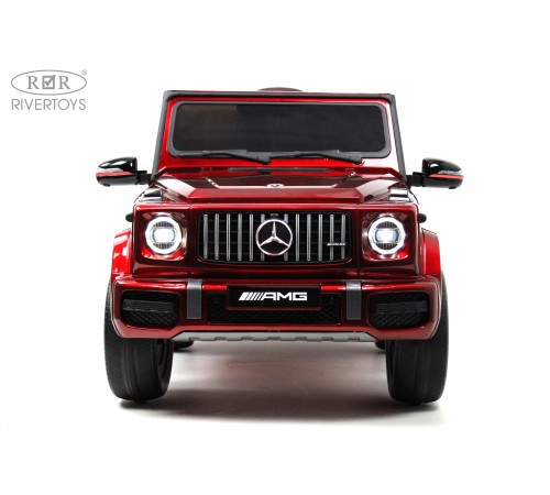 Детский электромобиль Mercedes-Benz G63 4WD (K999KK) вишневый глянец
