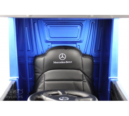 Детский электромобиль Mercedes-Benz Actros HL358 синий глянец